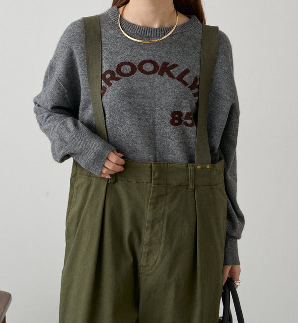  「ピーチ起毛サスペンダー付きパンツ」|その他|