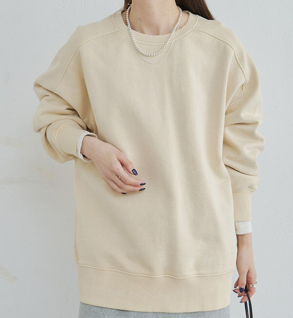  「【WEB限定カラーあり】シンプル裏毛スウェットプルオーバー」|スウェット・ジャージ|