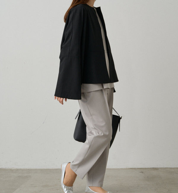 「【Du noir】バックリボンペプラムブラウス+スラックスパンツセット」|その他|