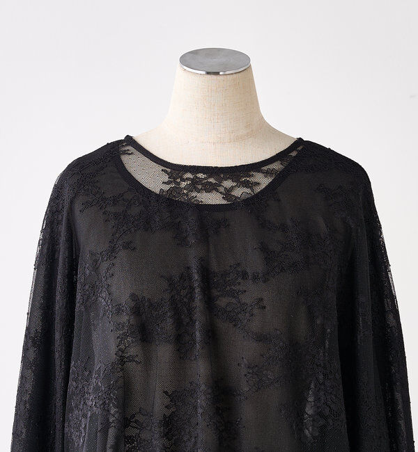  「ナイロンレース2WAYブラウス」|プルオーバー|