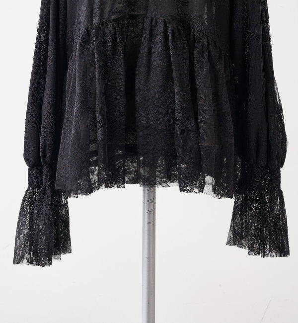  「ナイロンレース2WAYブラウス」|プルオーバー|