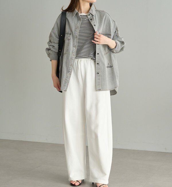  「ヴィンテージライクデニムシャツ」|シャツ・ブラウス|