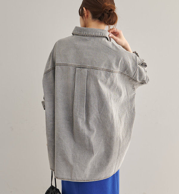  「ヴィンテージライクデニムシャツ」|シャツ・ブラウス|