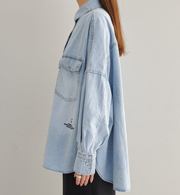 「ヴィンテージライクデニムシャツ」|シャツ・ブラウス|