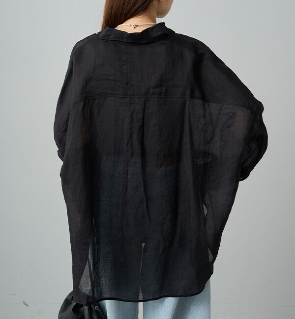  「【新色登場！/リバイバル】ラミーオーバーシャツブラウス」|シャツ・ブラウス|