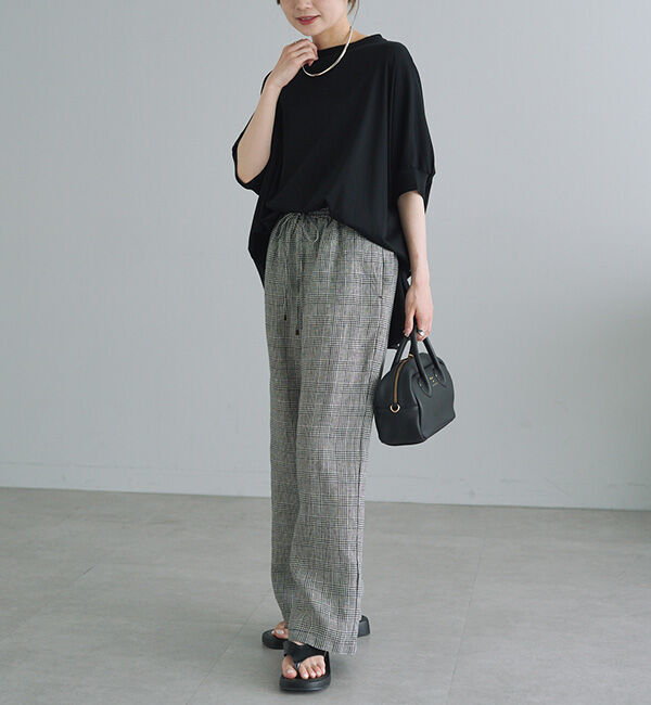  「リネンウエストゴムイージーパンツ」|その他|