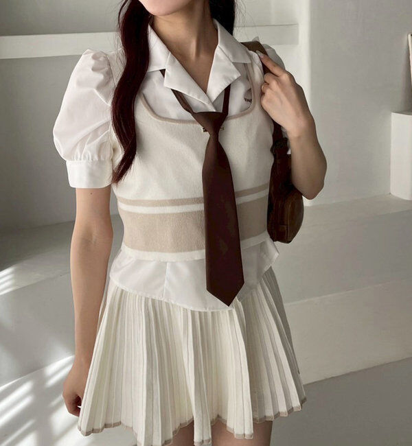  「ニットミニセットアップ」|ワンピース|