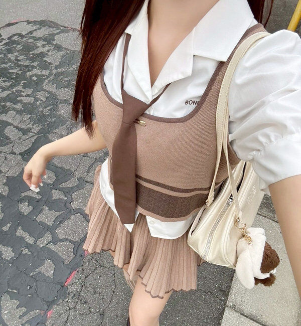  「ニットミニセットアップ」|ワンピース|