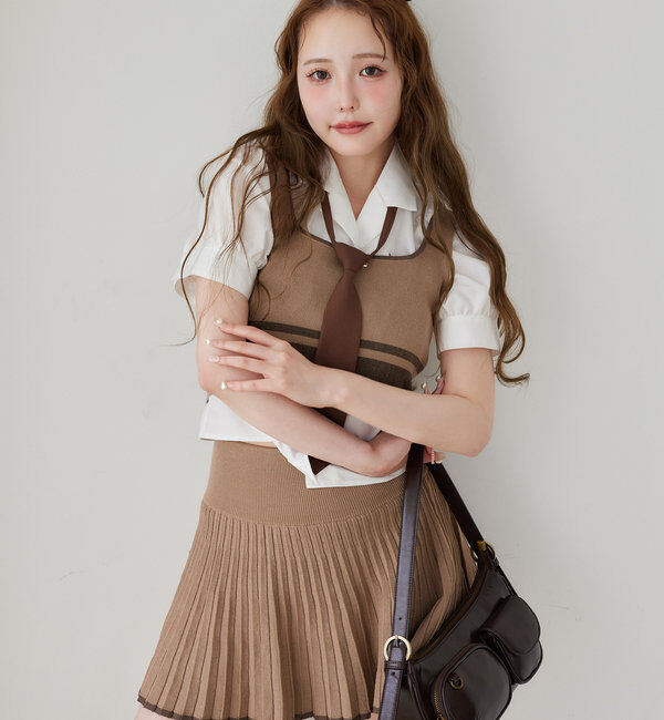  「ニットミニセットアップ」|ワンピース|