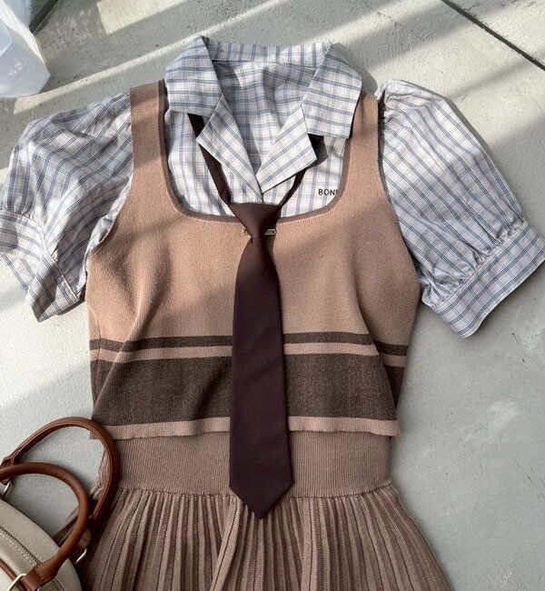  「ニットミニセットアップ」|ワンピース|