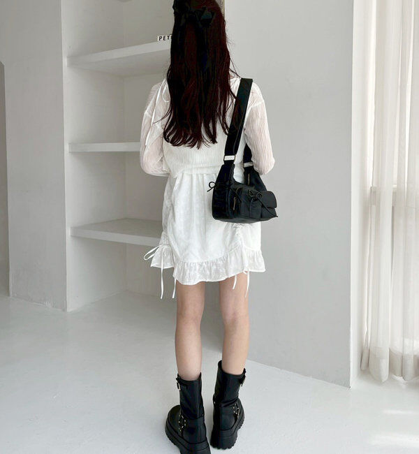  「ホック付きシアーカーデ」|ニット・セーター|