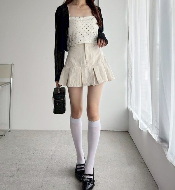  「ホック付きシアーカーデ」|ニット・セーター|