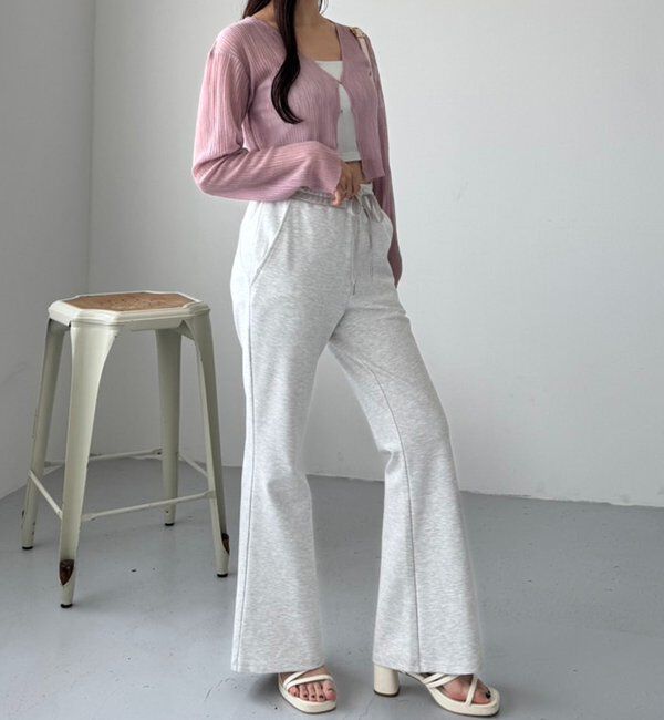  「ホック付きシアーカーデ」|ニット・セーター|