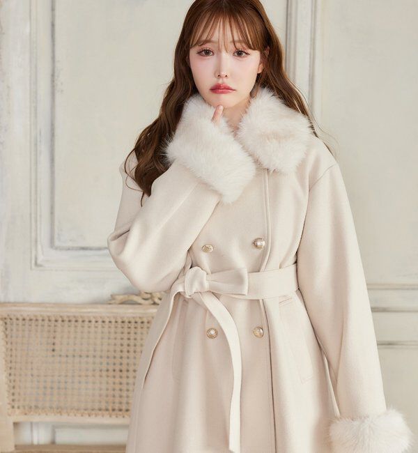 HolidayCollection】ファー付マルチロングコート｜ルミネの