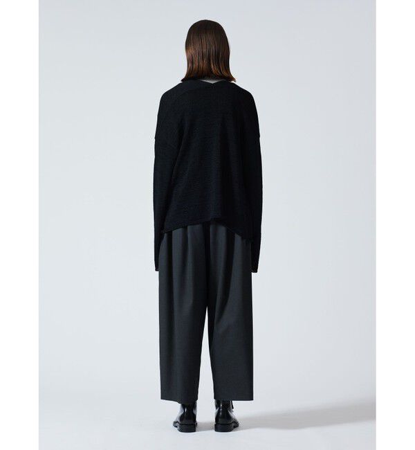 mizuiro ind「mizuiro ind テープヤーンカーディガン」|カーディガン|