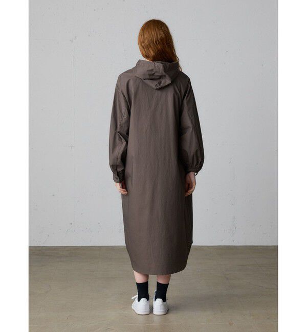 MidiUmi「MidiUmi フード付きシャツワンピース」|ワンピース|