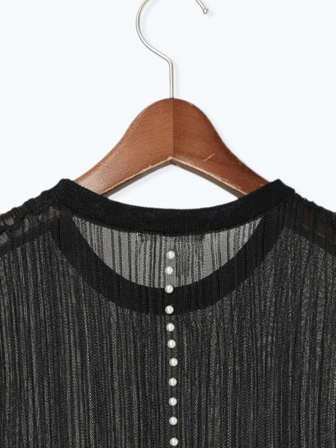 Te chichi「バックパールシアーランダムリブニット」|ニット・セーター|