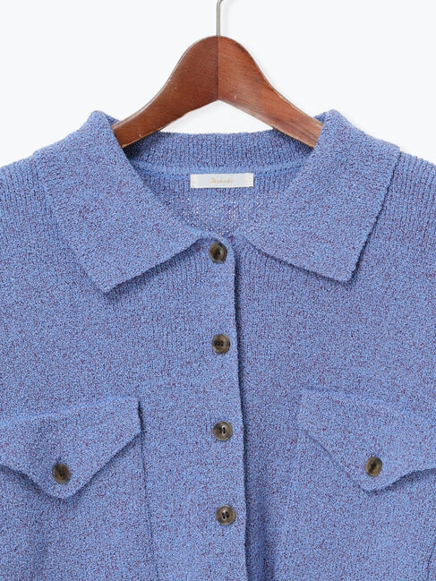 Te chichi「【宮本茉由着用】モクニットジャケット」|カーディガン|