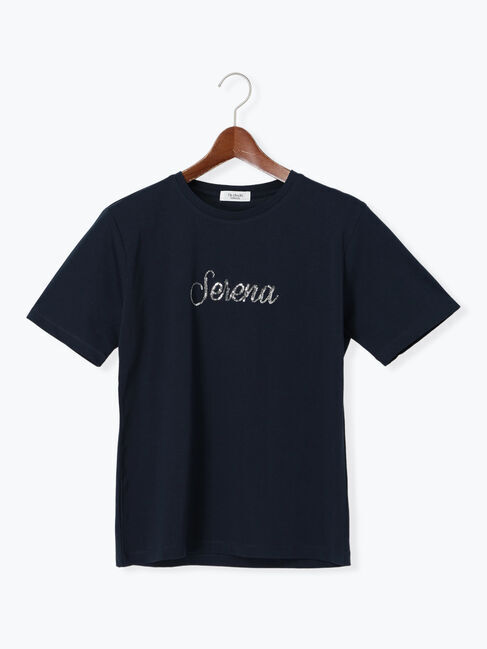 Te chichi TERRASSE「スパンコールロゴTシャツ」|Tシャツ・カットソー|