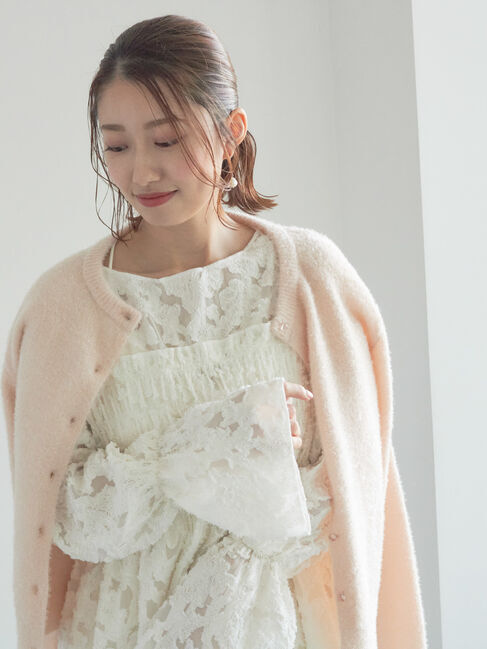 Te chichi「【宮本茉由着用】カットジャガードチュニックブラウス」|シャツ・ブラウス|