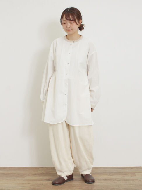 Samansa Mos2「柄アソートクレリックチュニック」|シャツ・ブラウス|