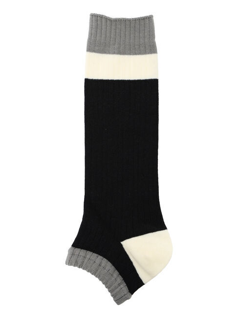 Samansa Mos2「アンクルカバーソックス」|ソックス|ブラック