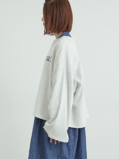 Samansa Mos2「シンプルロゴアソート裏起毛スウェット」|Tシャツ・カットソー|