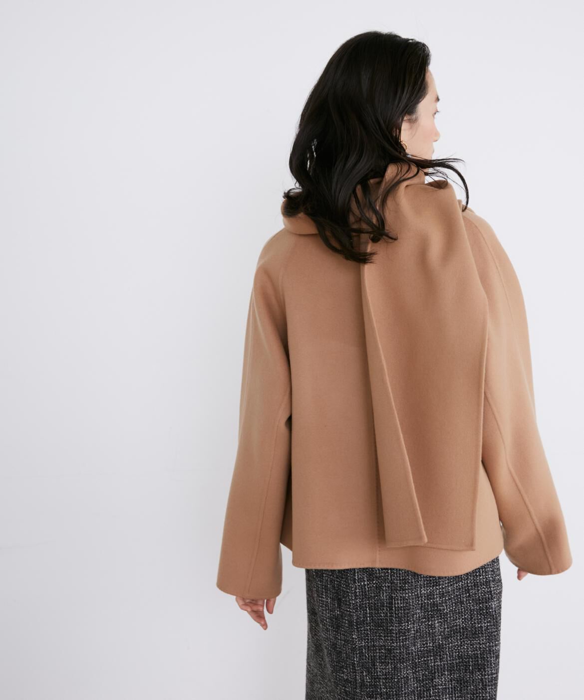 INED「《大きいサイズ》ノーカラーリバーブルゾン《Bellandi》」|その他|