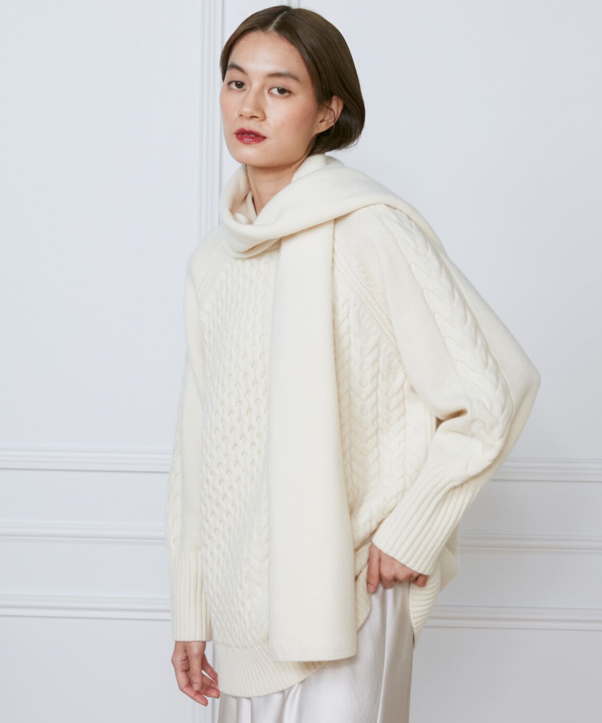 INED「ニットストール」|ストール|