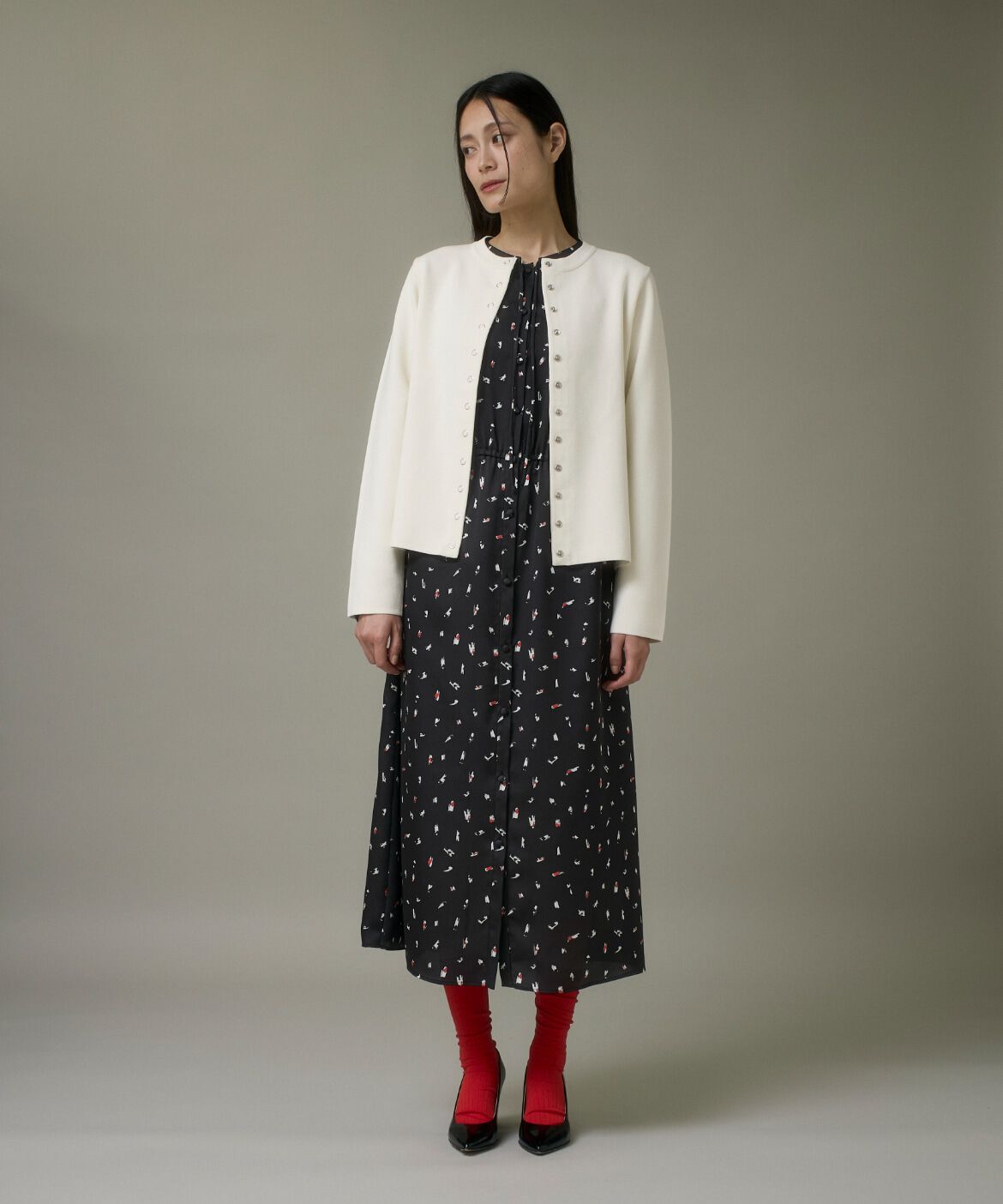 DAY by DAY it&rsquo;s international「ブラッシュドットプリントワンピース」|ワンピース|