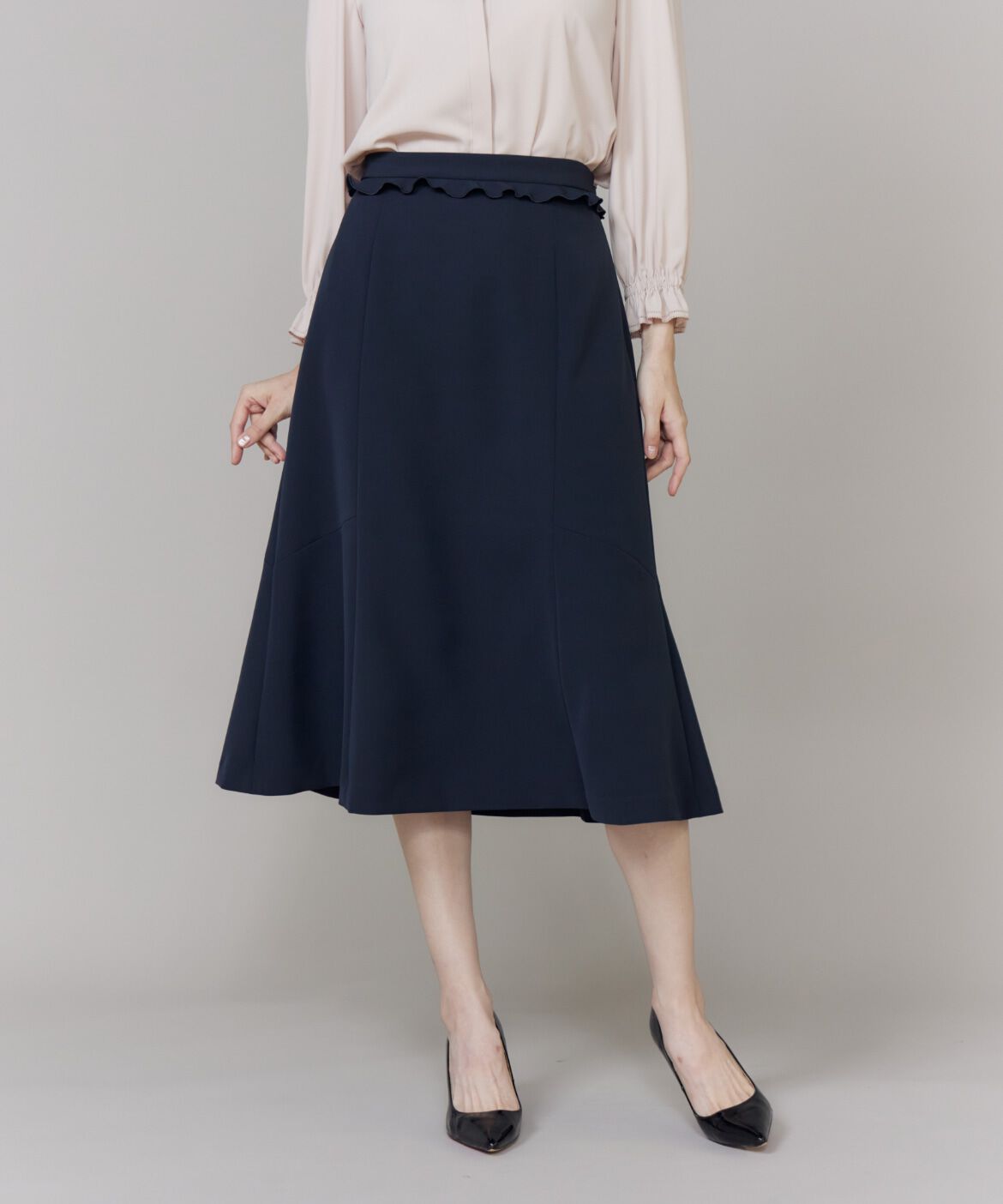 Maglie le cassetto「《M Maglie le cassetto》フリルフレアスカート」|フレア|