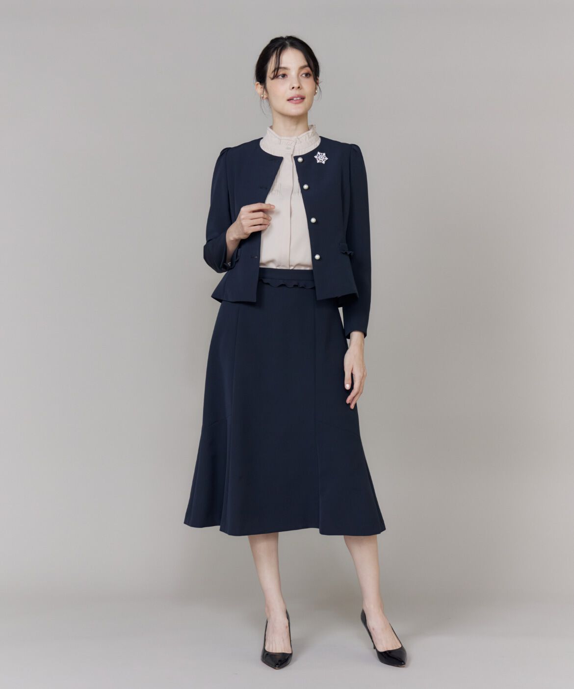 Maglie le cassetto「《M Maglie le cassetto》フリルフレアスカート」|フレア|