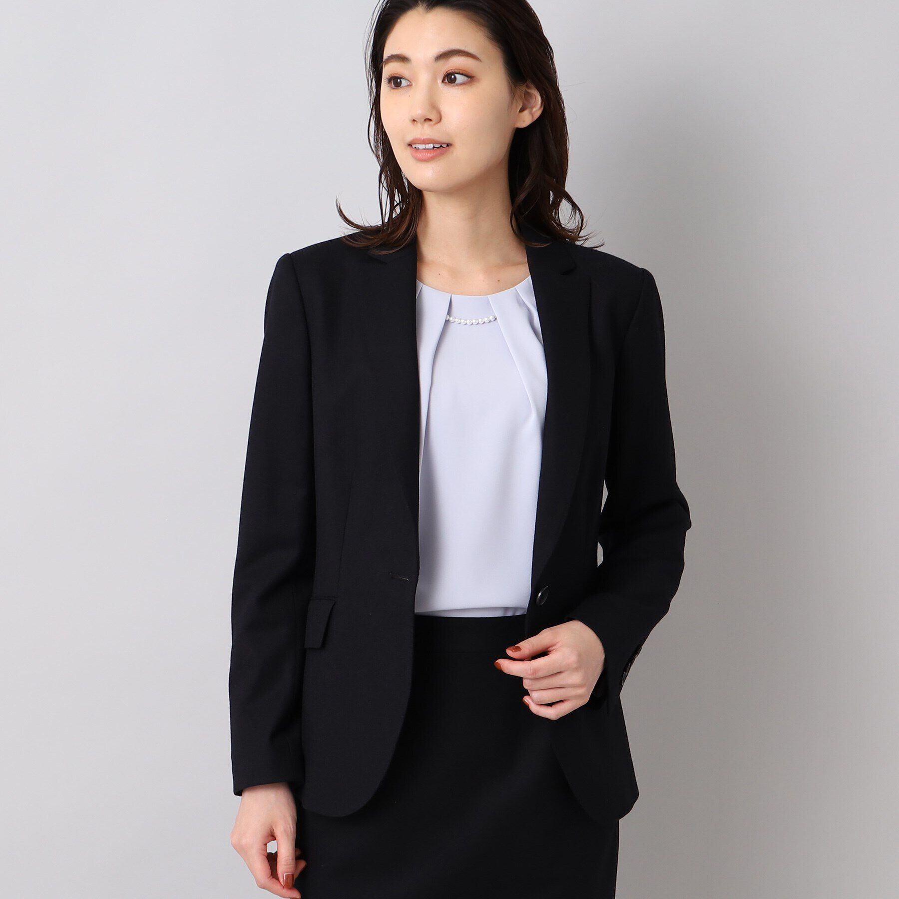 UNTITLED「ファインフラノ ジャケット」|テーラードジャケット|