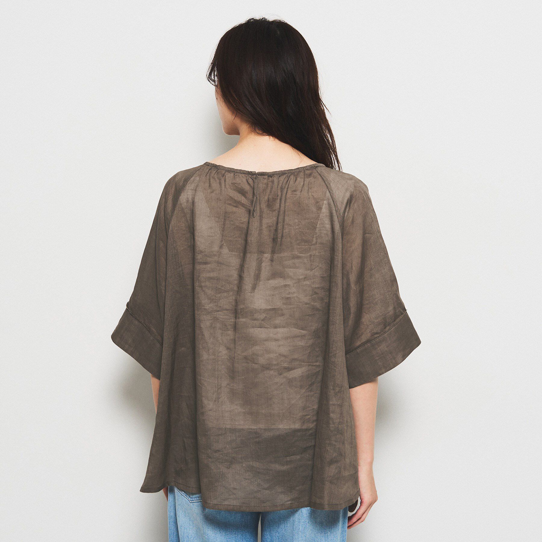 UNTITLED「【SEADRAKE】ペーパーリネンデザインブラウス」|シャツ・ブラウス|