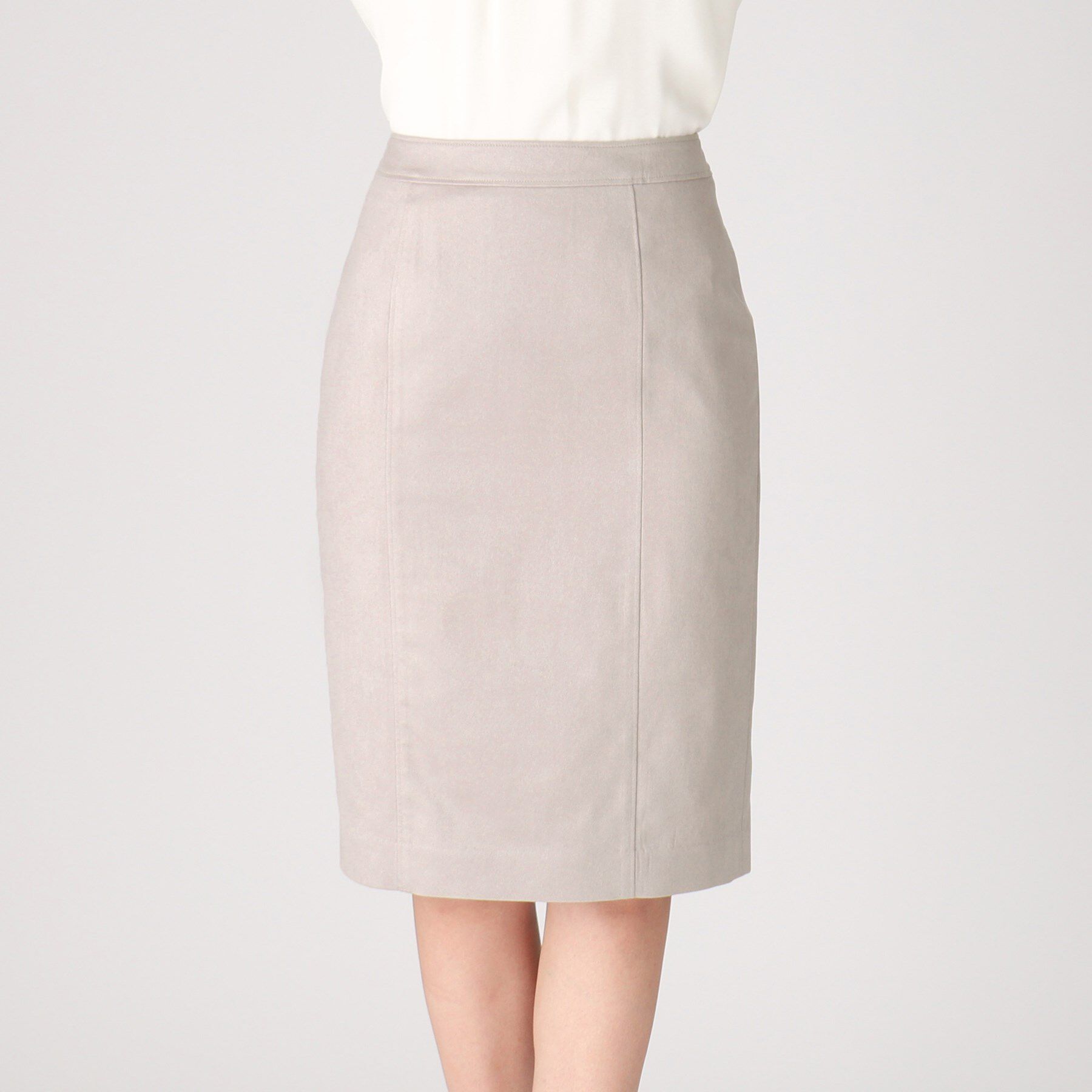 COUP DE CHANCE「【洗える／日本製】スェード調素材タイトスカート」|スカート|