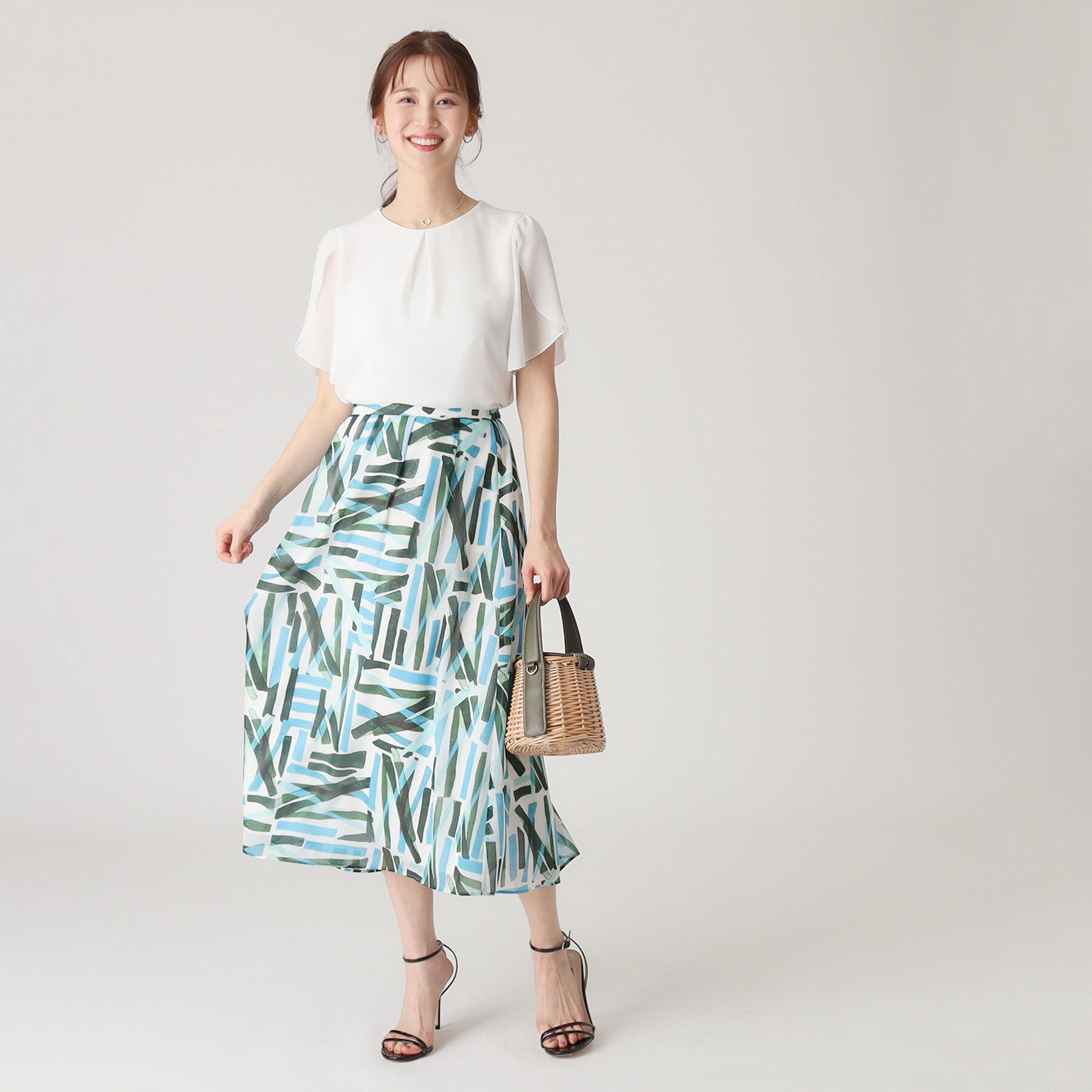 COUP DE CHANCE「【洗える／日本製】チューリップ袖ブラウス」|シャツ・ブラウス|