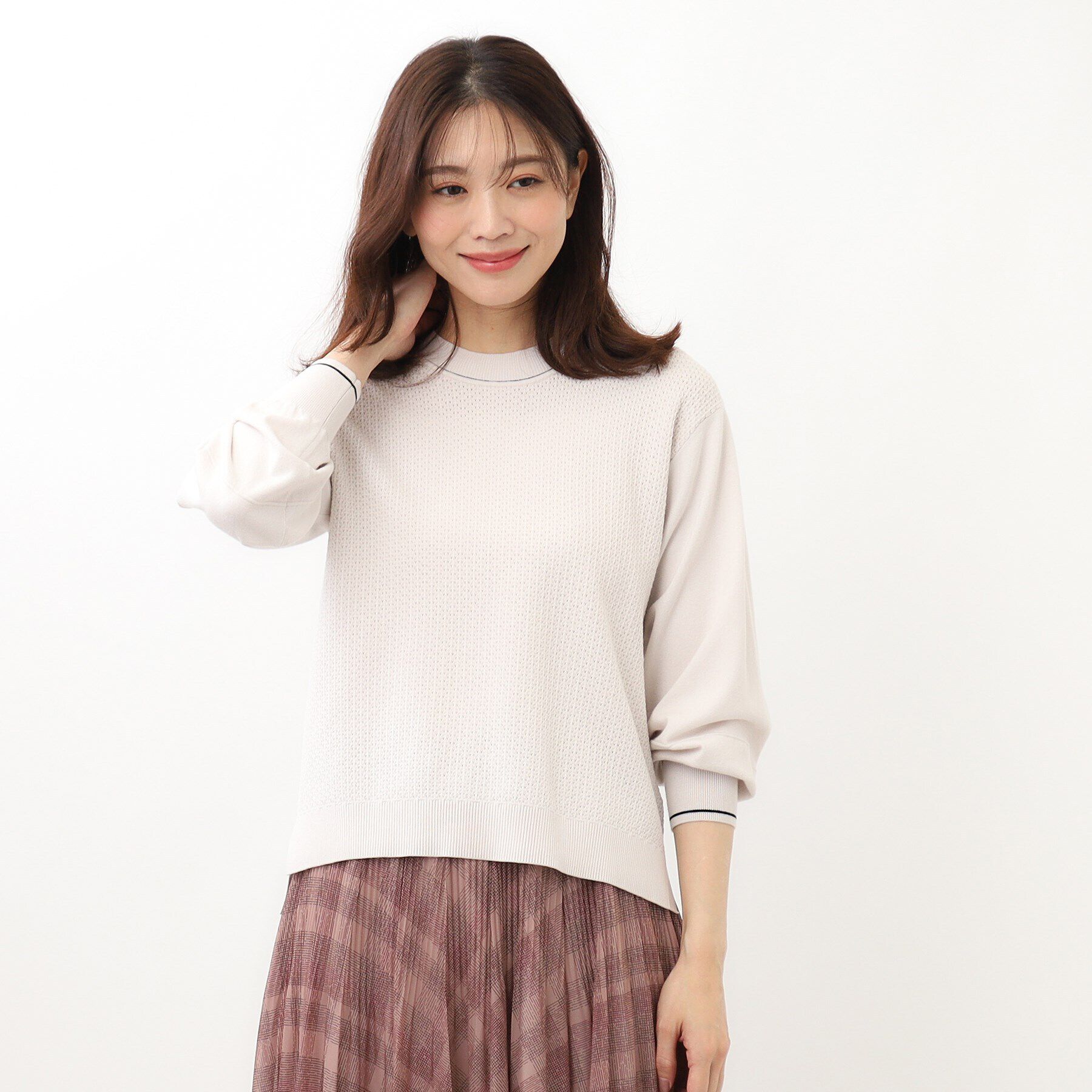 Reflect「オフボディストレッチニット」|ニット・セーター|