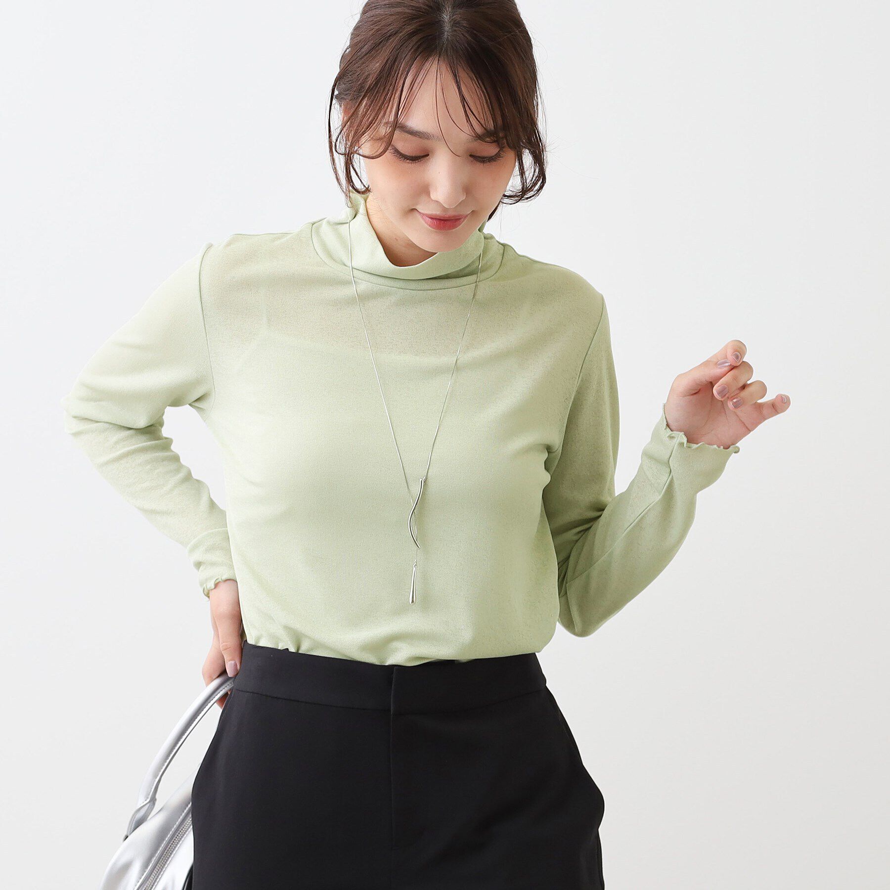 Reflect「【E‐QUALITY／手洗い可】ハイネックプルオーバー」|Tシャツ・カットソー|