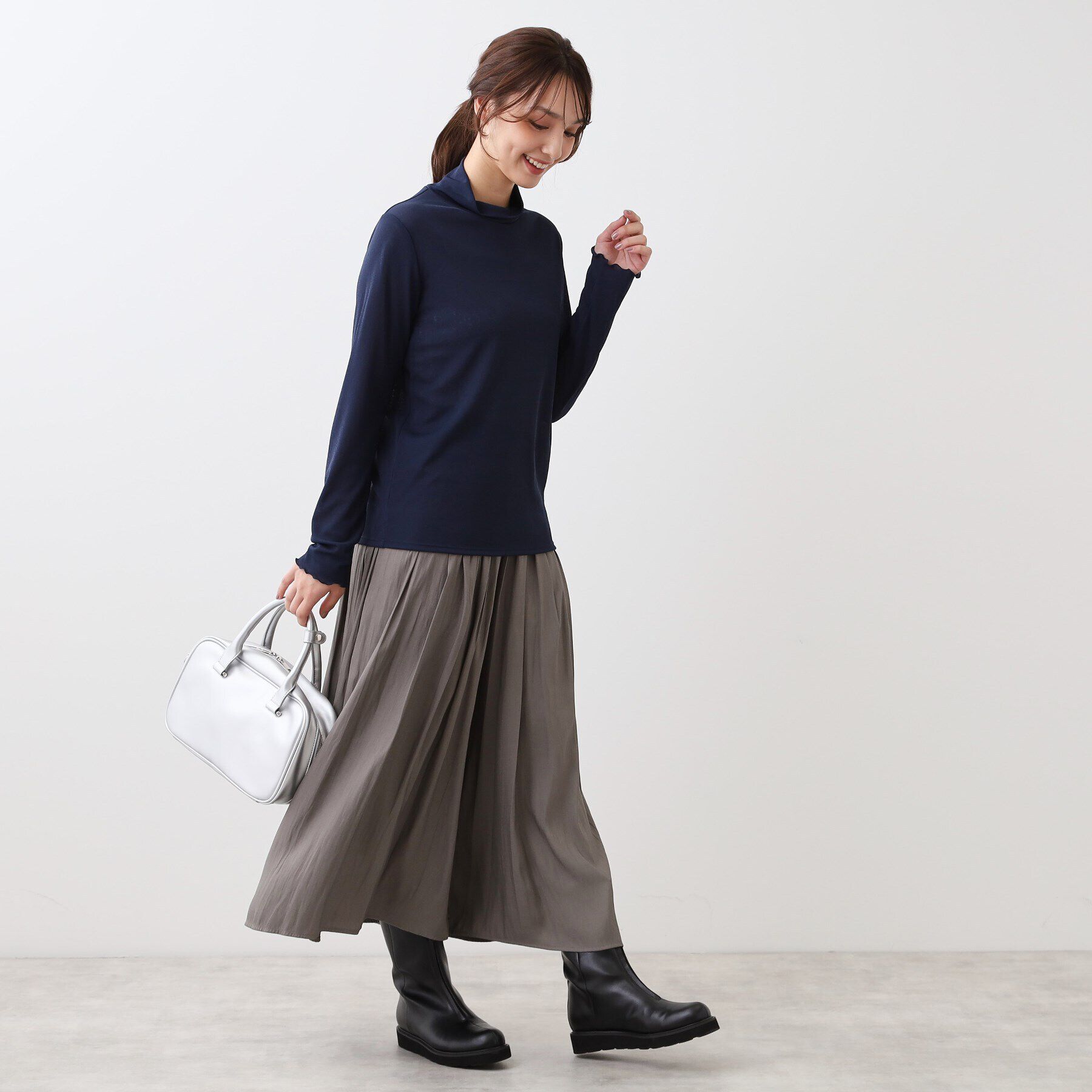 Reflect「【E‐QUALITY／手洗い可】ハイネックプルオーバー」|Tシャツ・カットソー|