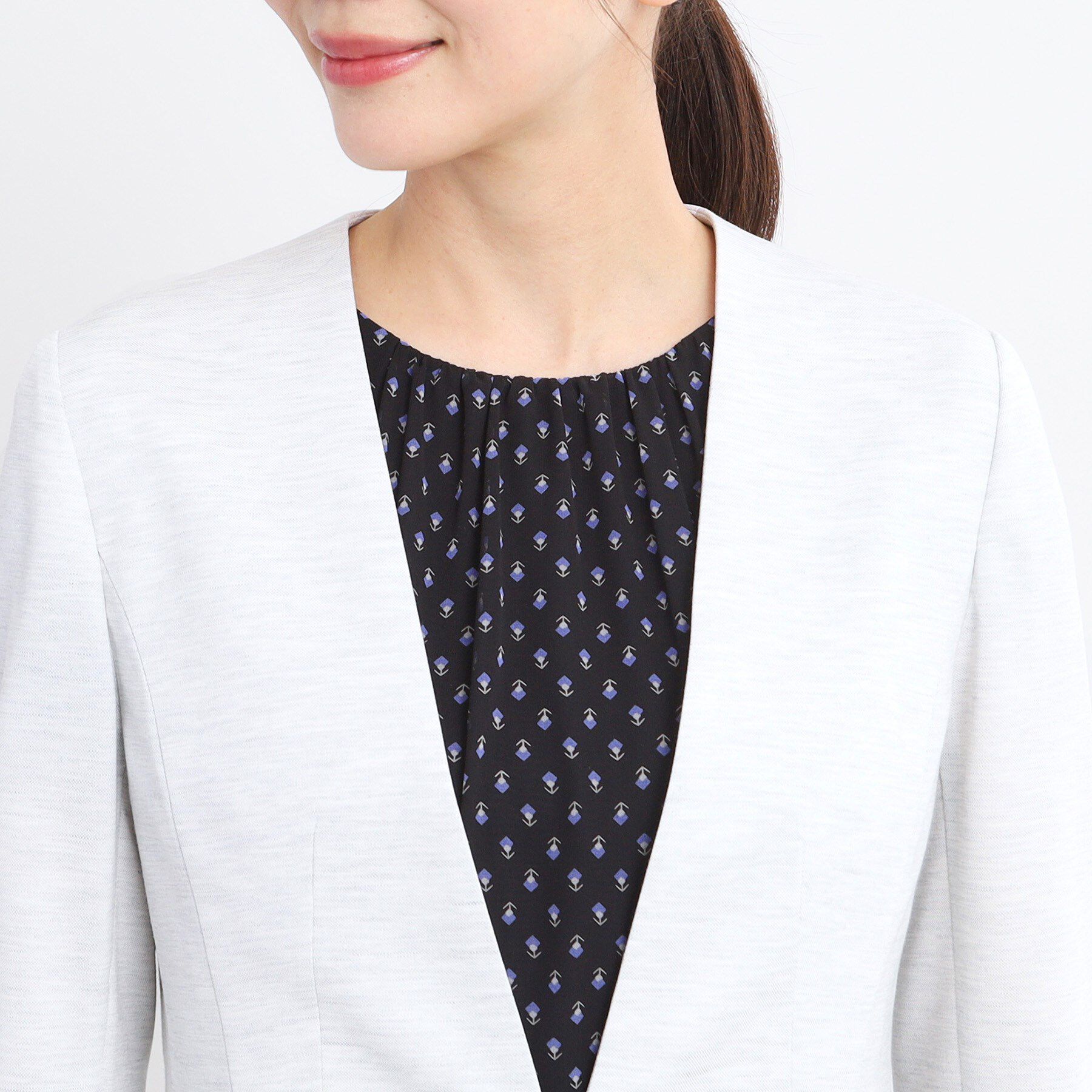 Reflect「【匠シリーズ／洗える】匠ジャケット／ノーカラー」|ノーカラージャケット|