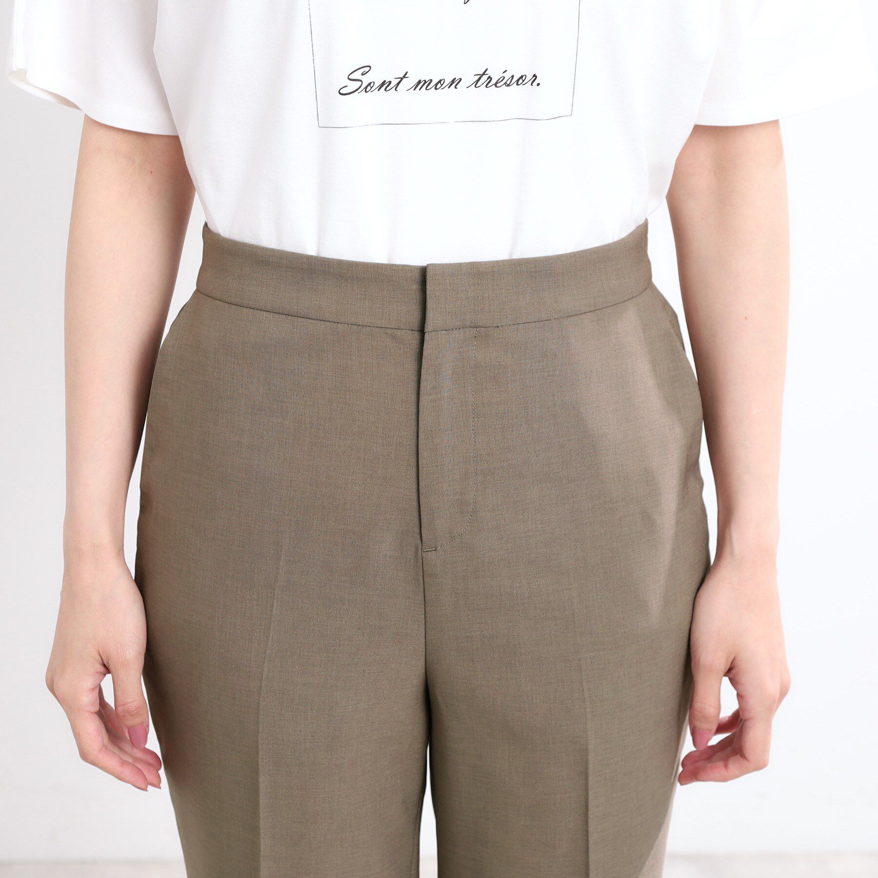 Reflect「【マシンウォッシュ可】リネンライクフレアパンツ」|その他|