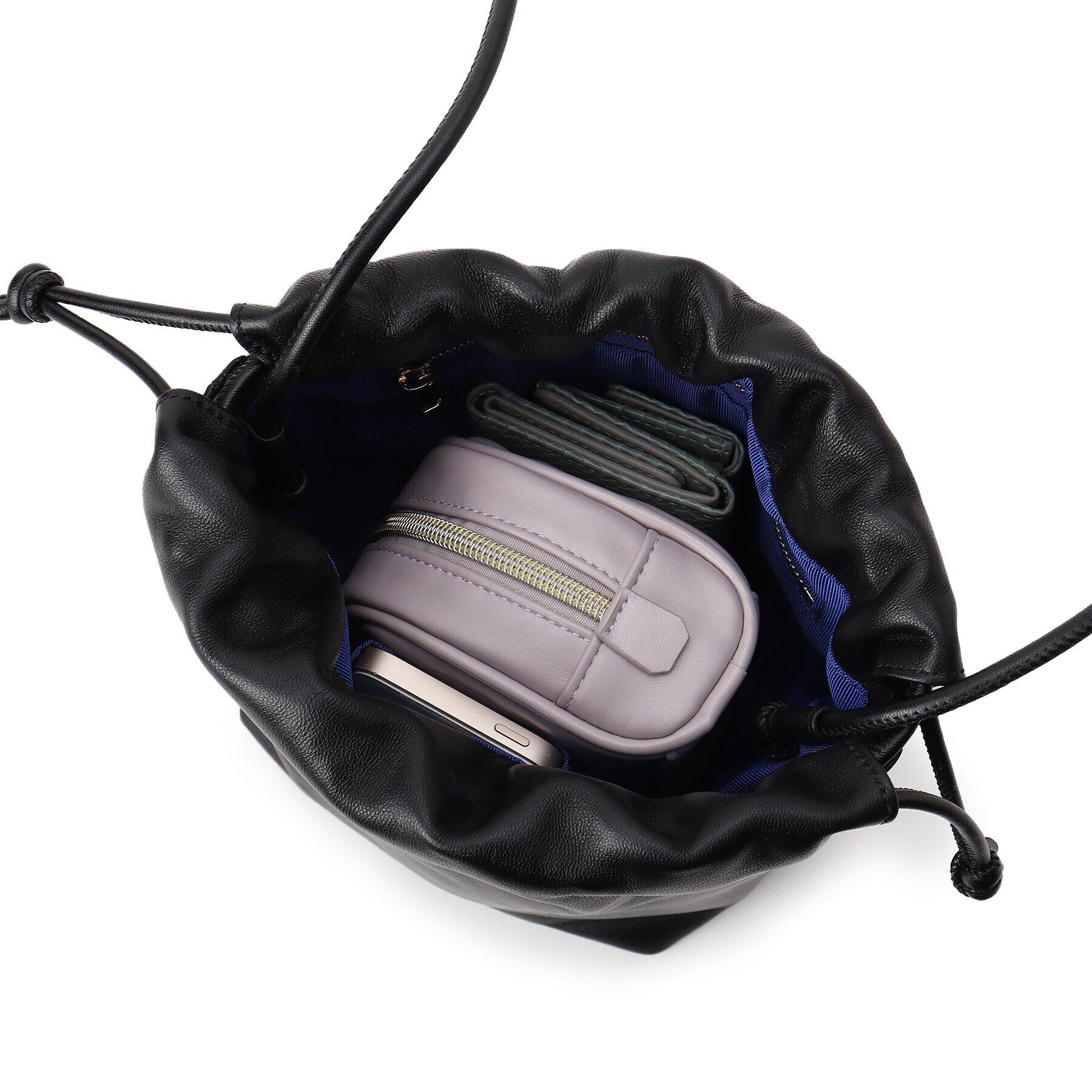 DRESSTERIOR「【CLASSY.12月号掲載】ラムレザーバルーンバッグ」|ショルダー・メッセンジャー|