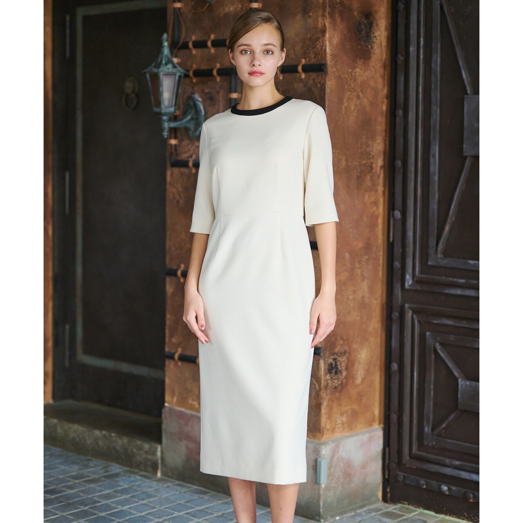 DRESSTERIOR「【セットアップ可】バイカラーワンピース」|ワンピース|