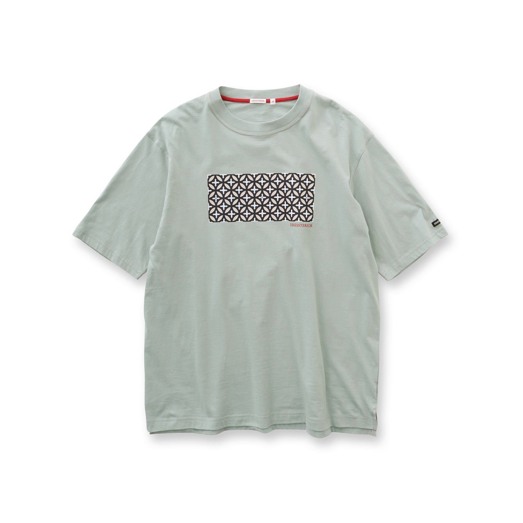 DRESSTERIOR「【接触冷感/UVカット】BACK BREEZE TECH オーバーラップサークルプリントTシャツ」|Tシャツ・カットソー|