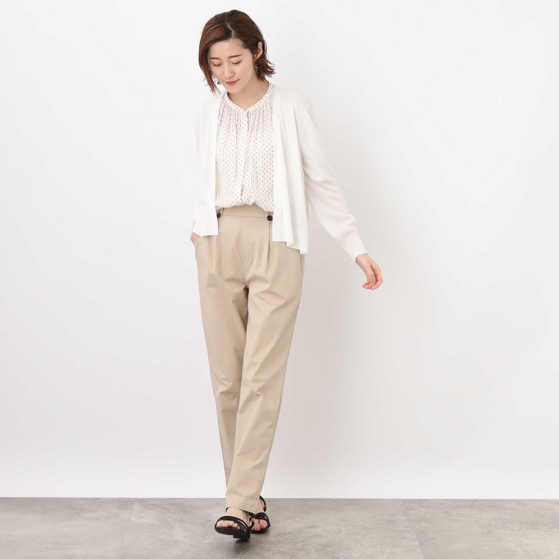 grove「洗える！華やか！便利でベストなスパークショートカーディガン！」|カーディガン|