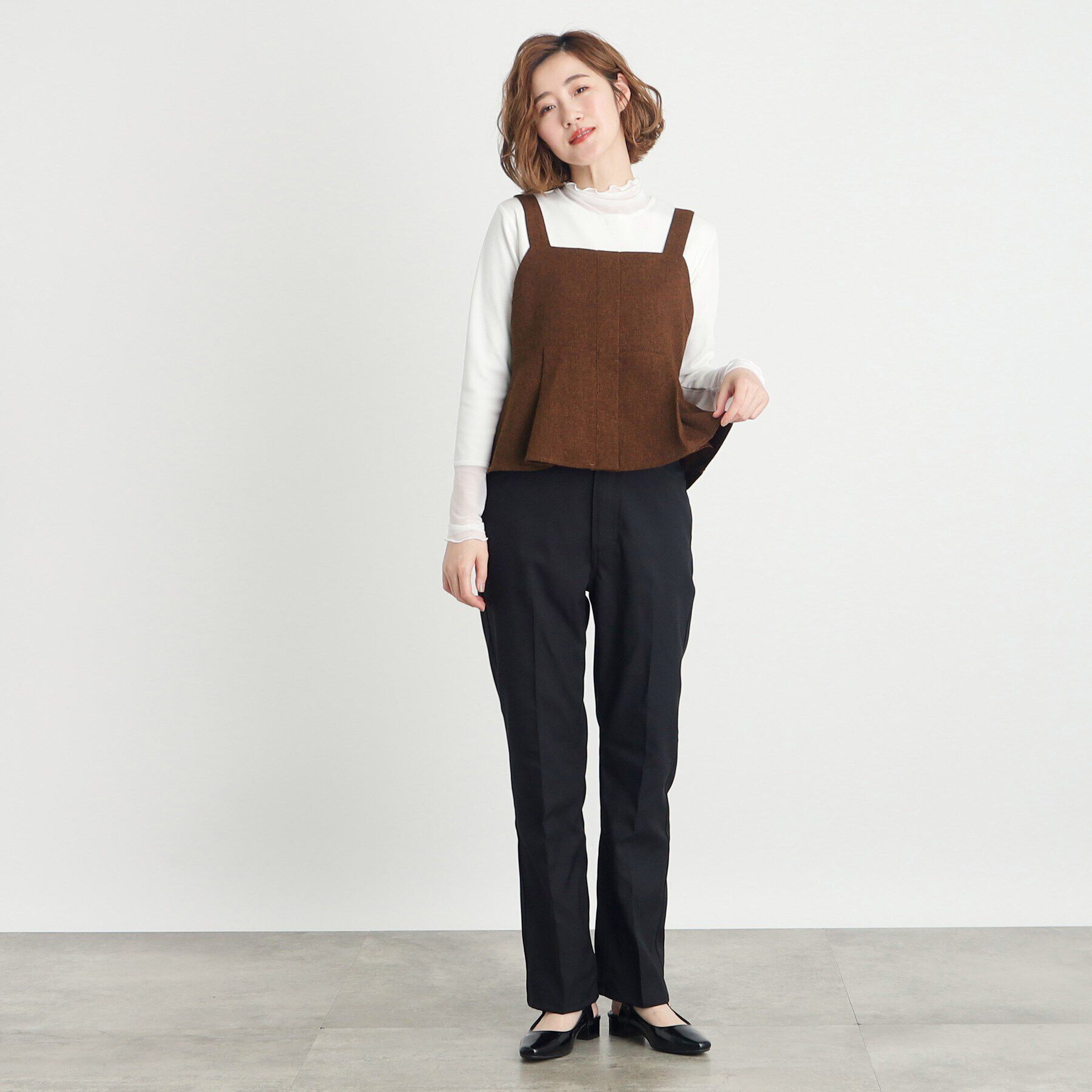 grove「ツィードビスチェ＆ワイドパンツSET UP」|スーツ|