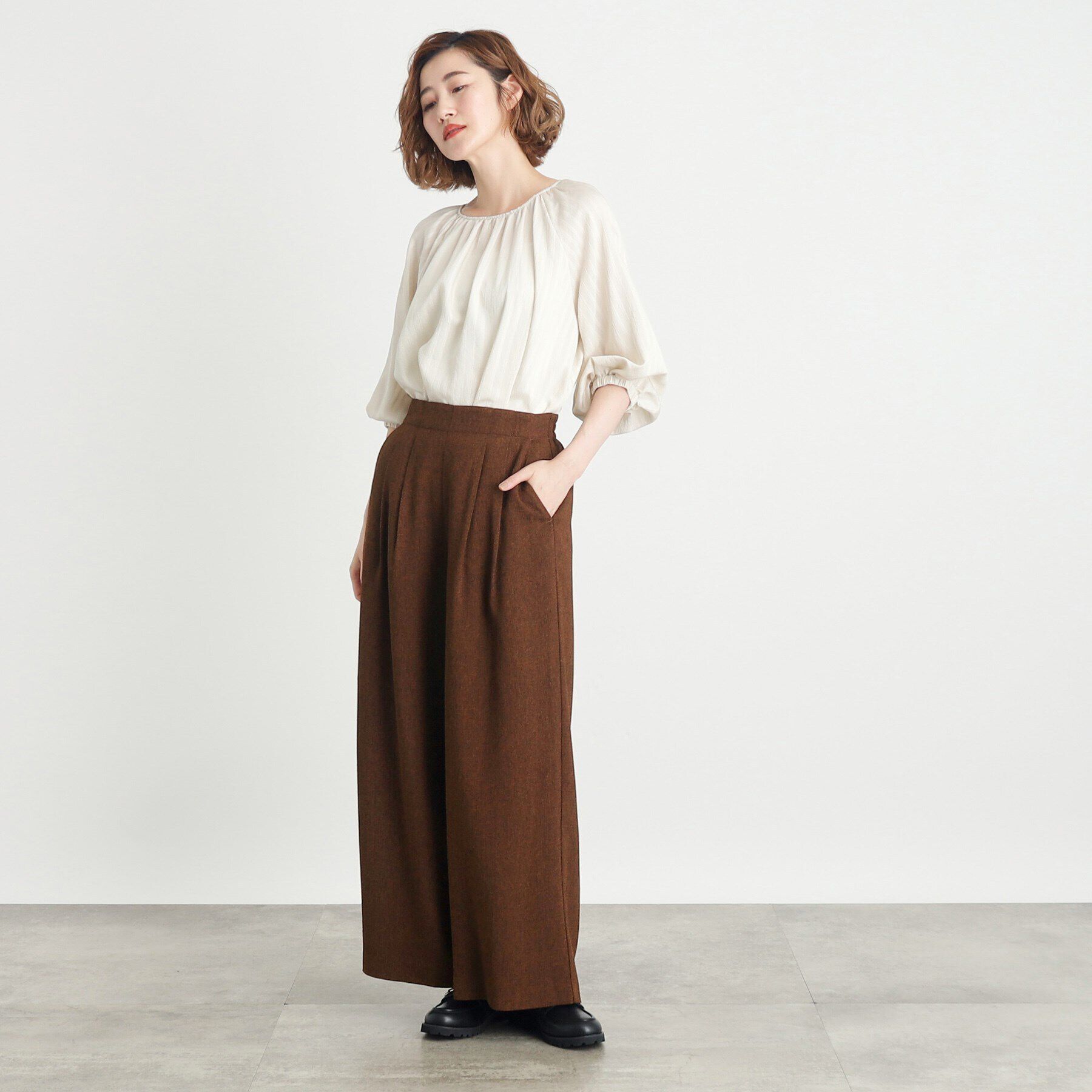 grove「ツィードビスチェ＆ワイドパンツSET UP」|スーツ|