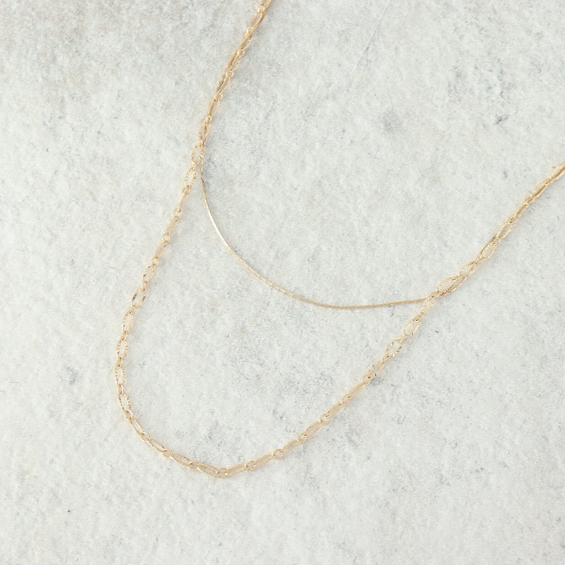 grove「デザインチェーン2連ネックレス」|ネックレス|ゴールド(007)
