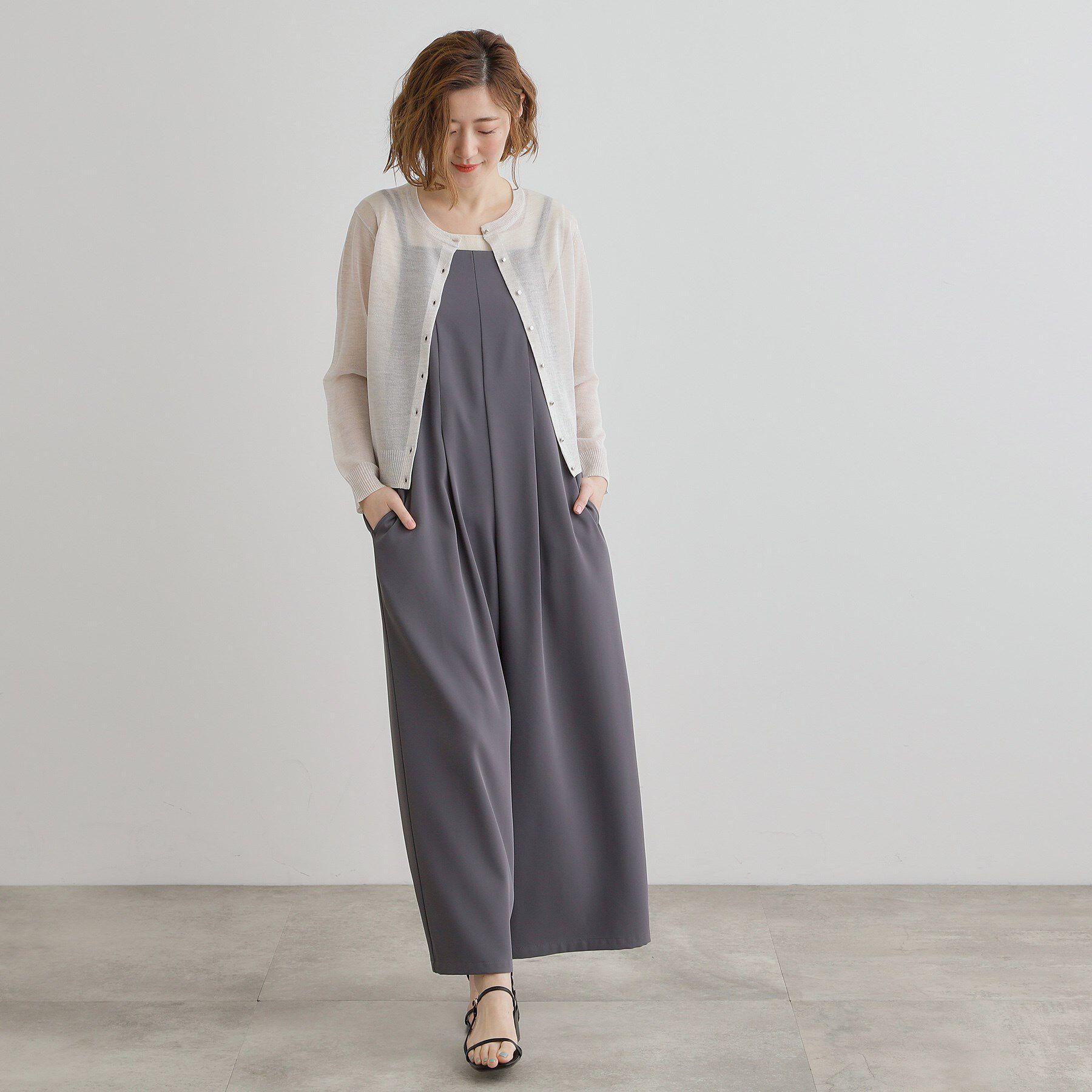 grove「【雑誌掲載】洗えるシアーカーディガン」|カーディガン|