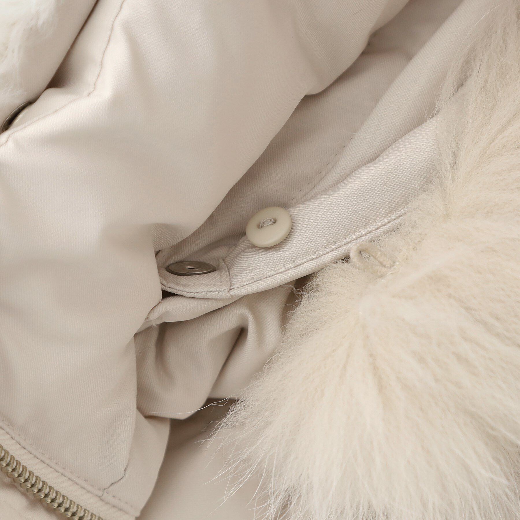 INDIVI「【リニューアル！／マルチWAY／フォックスファー／ショート丈】リサイクルダウンコート」|ダウン|